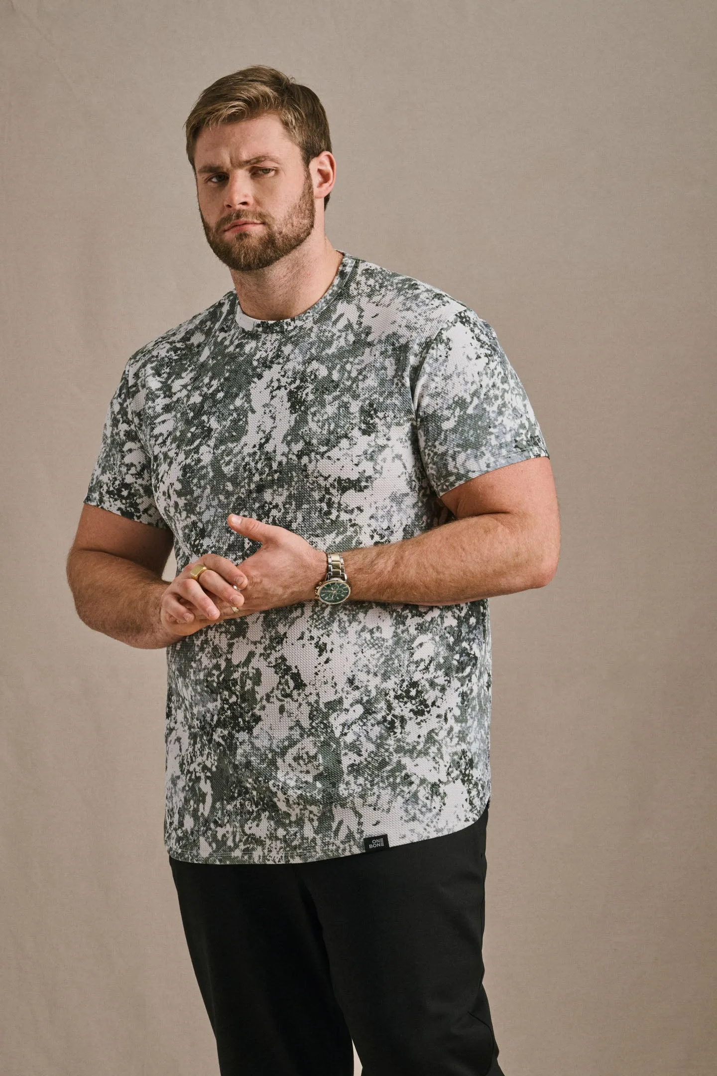 Bullet Tee - Glitch Camo sold by One Bone