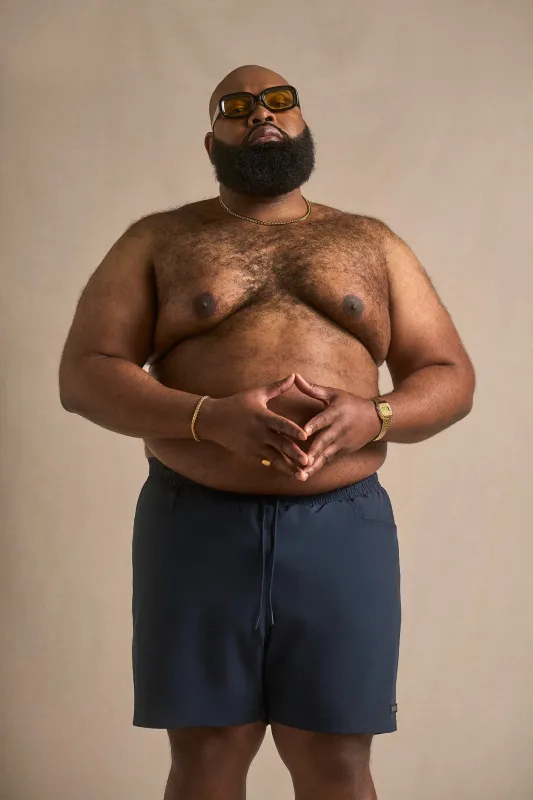 Hybrid Swim Short - Navy made by One Bone