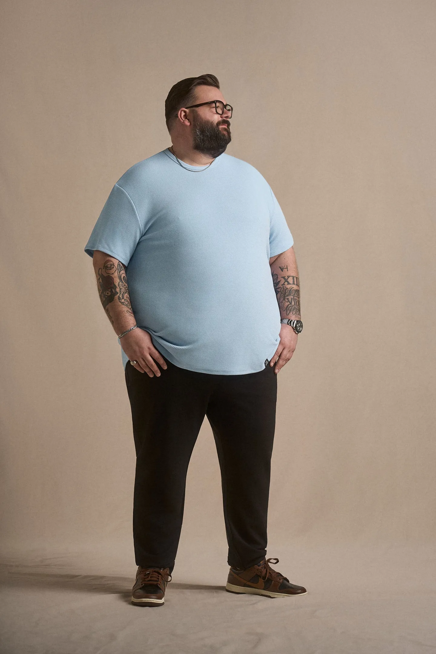 Split Hem Bullet Tee - Coastal Blue sold by One Bone product image thumbnail 3