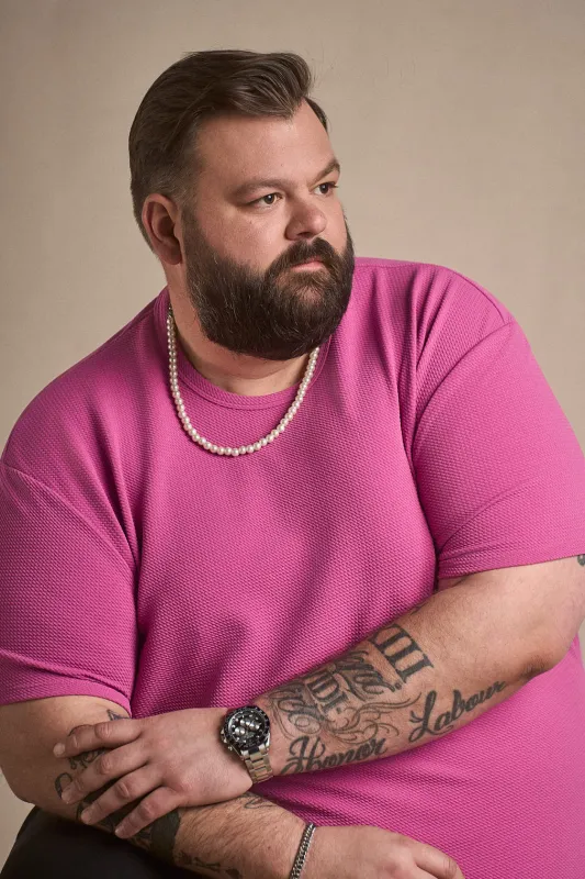 Bullet Tee - Berry made by One Bone