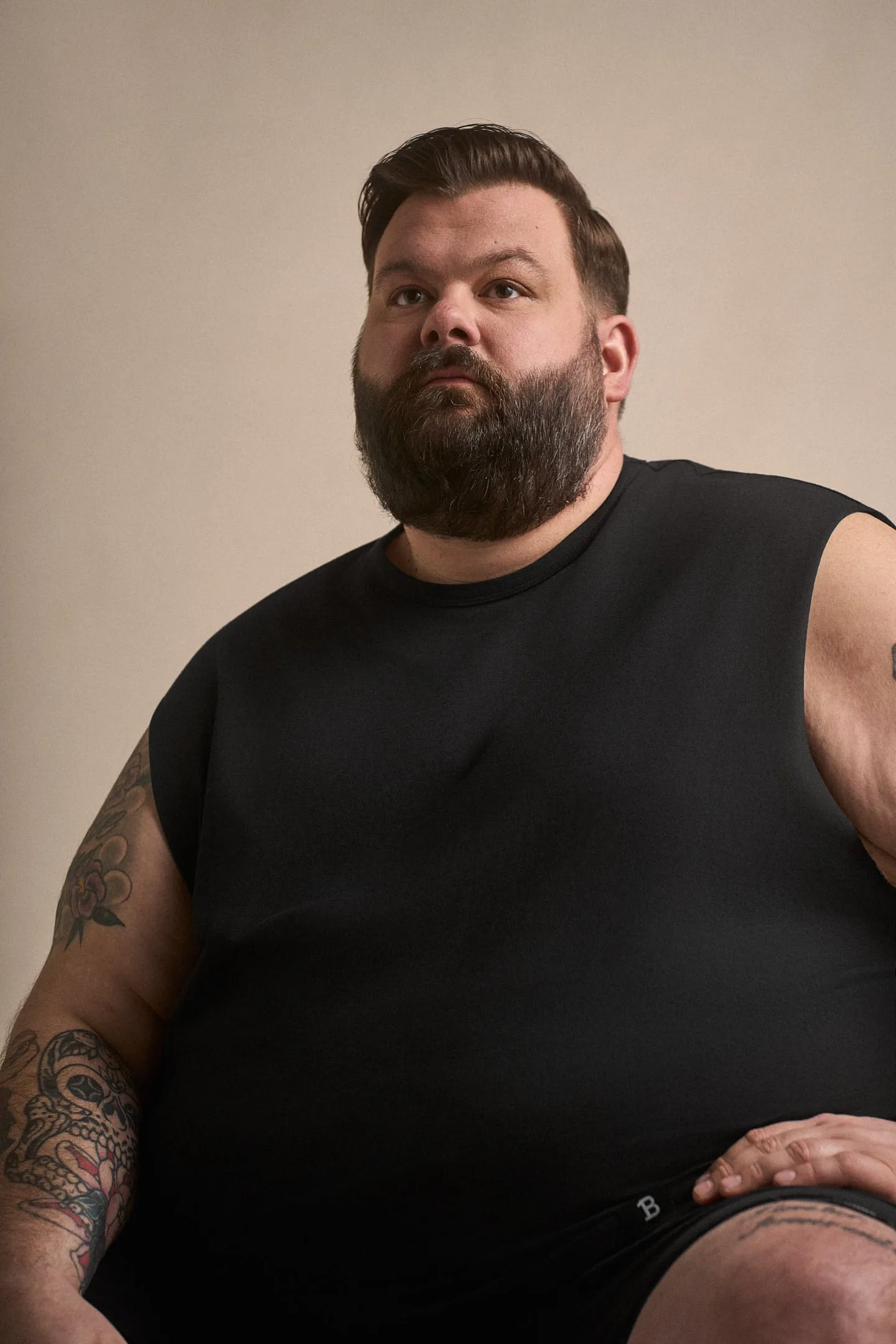 Cotton Cut Off - Black sold by One Bone