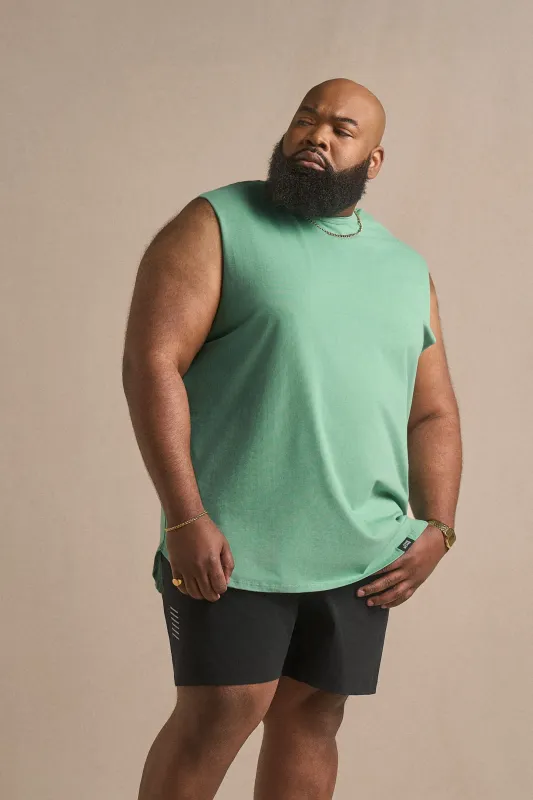 Cotton Cut Off - Mint made by One Bone