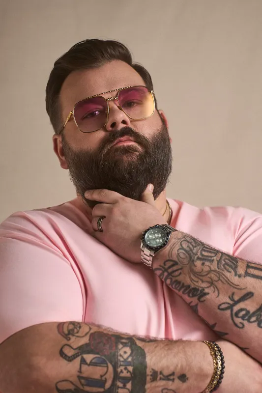 Split Hem Cotton 95/5 - Proud Pink made by One Bone