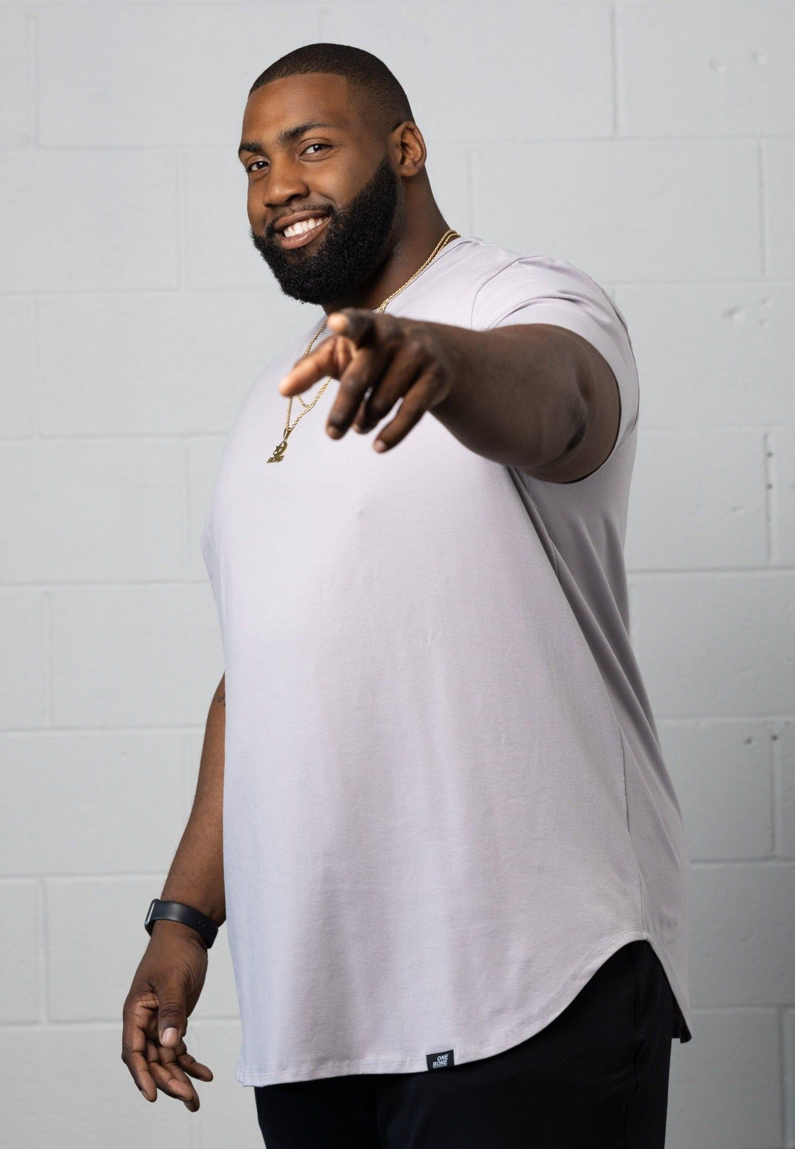 Scoop - T-Shirt - Grey Smoke sold by One Bone