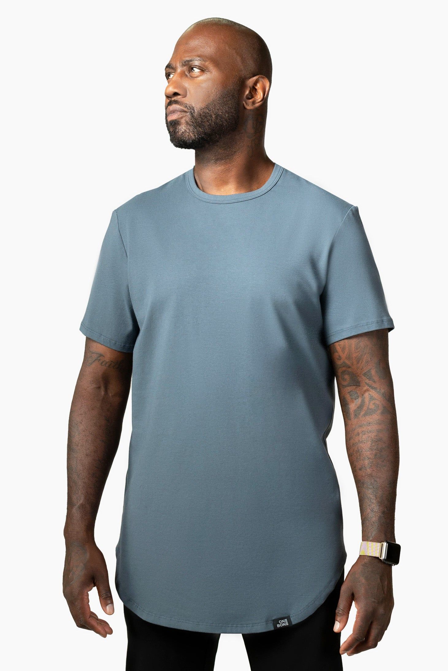 Scoop - T-Shirt - Slate Grey sold by One Bone product image thumbnail 3