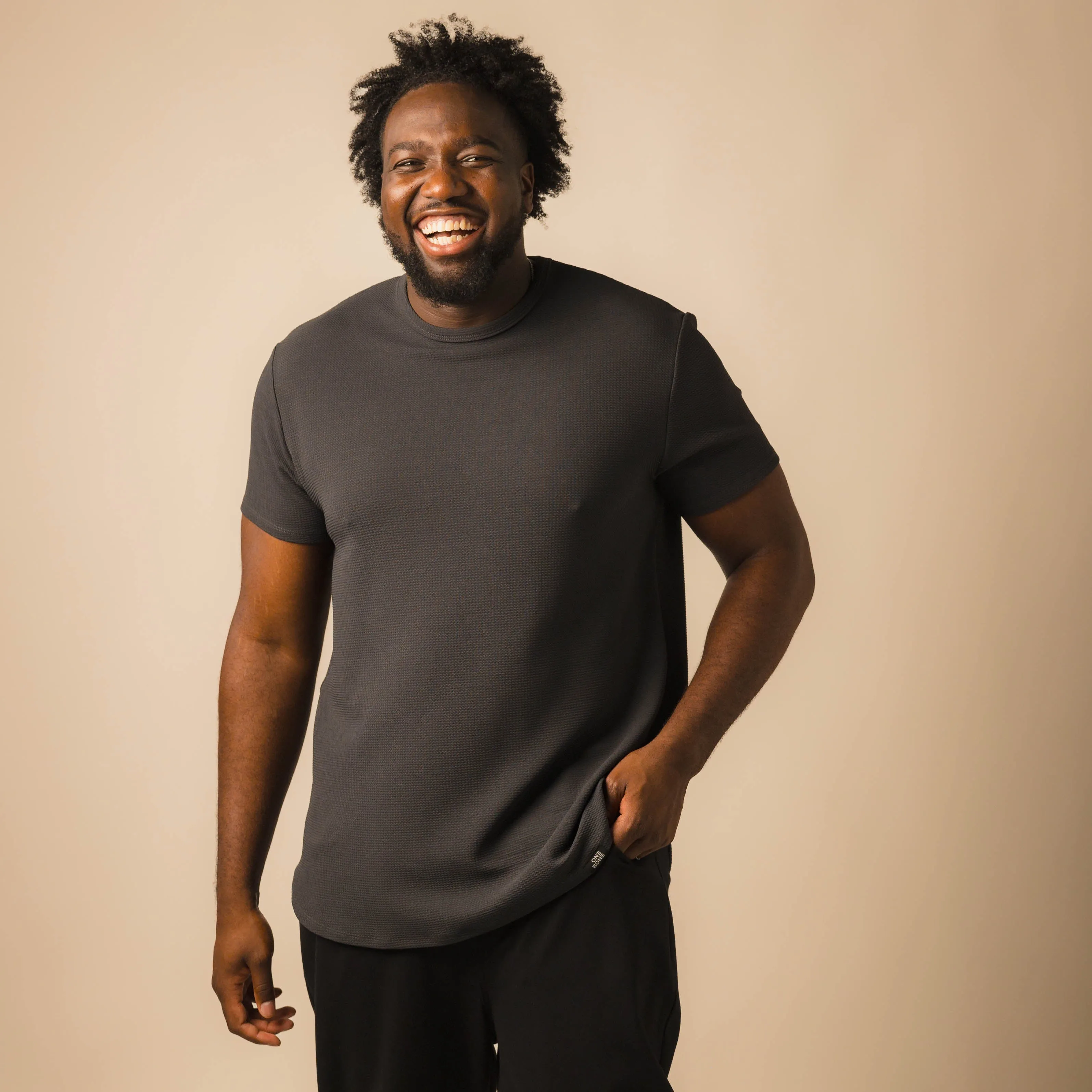 Bullet Tee - Carbon Grey sold by One Bone