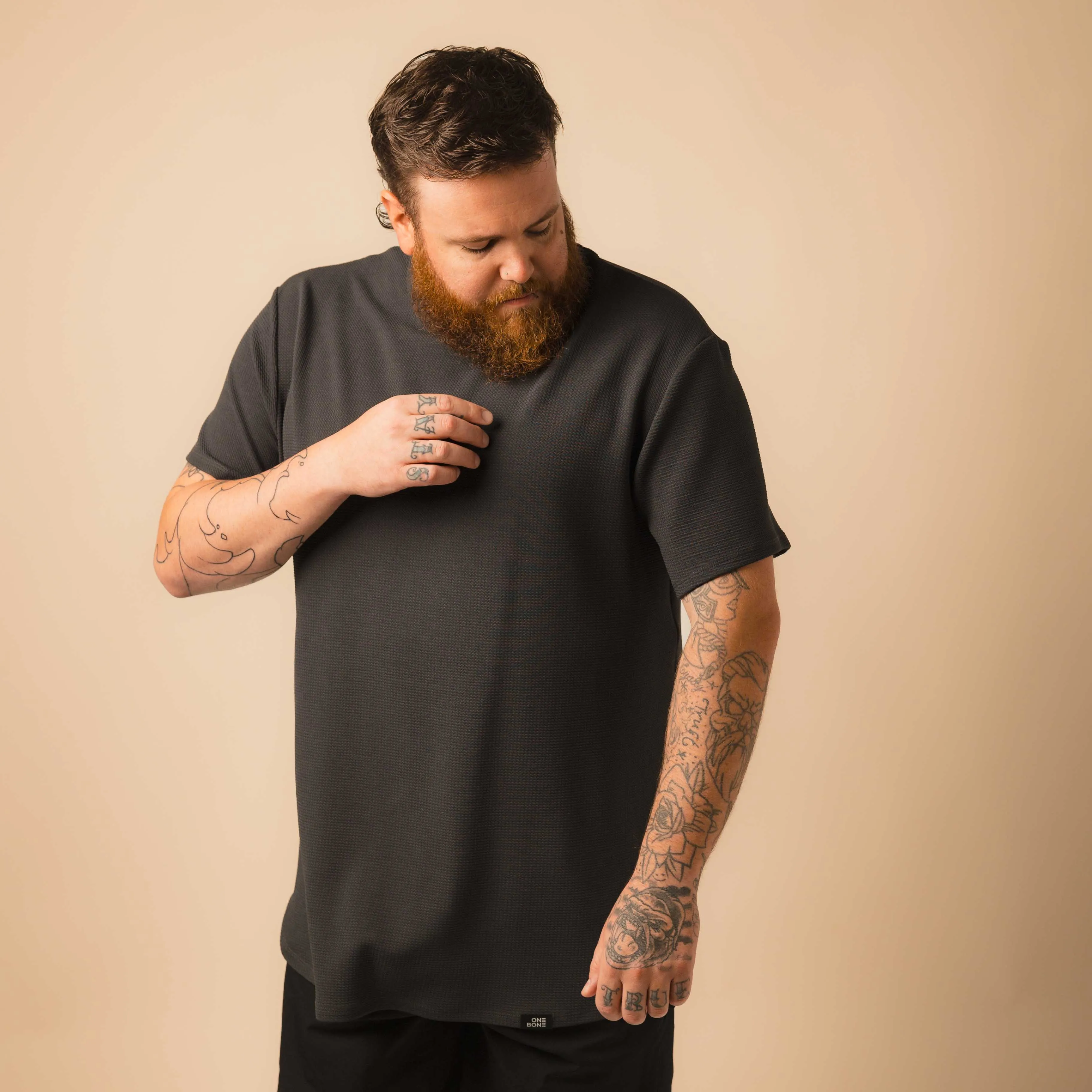 Bullet Tee - Carbon Grey sold by One Bone product image thumbnail 3