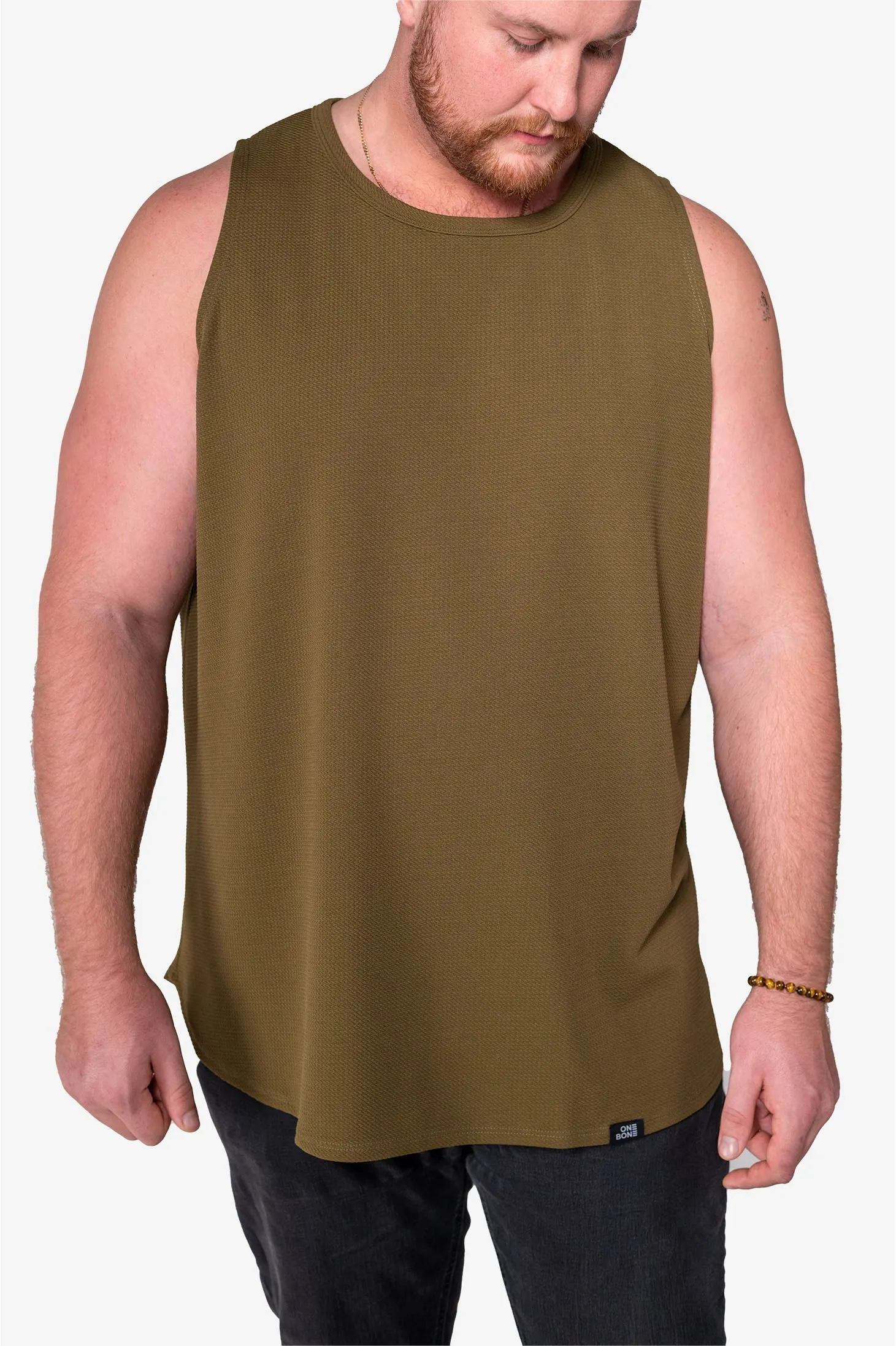 Bullet Tank Top - Army Green sold by One Bone product image thumbnail 4