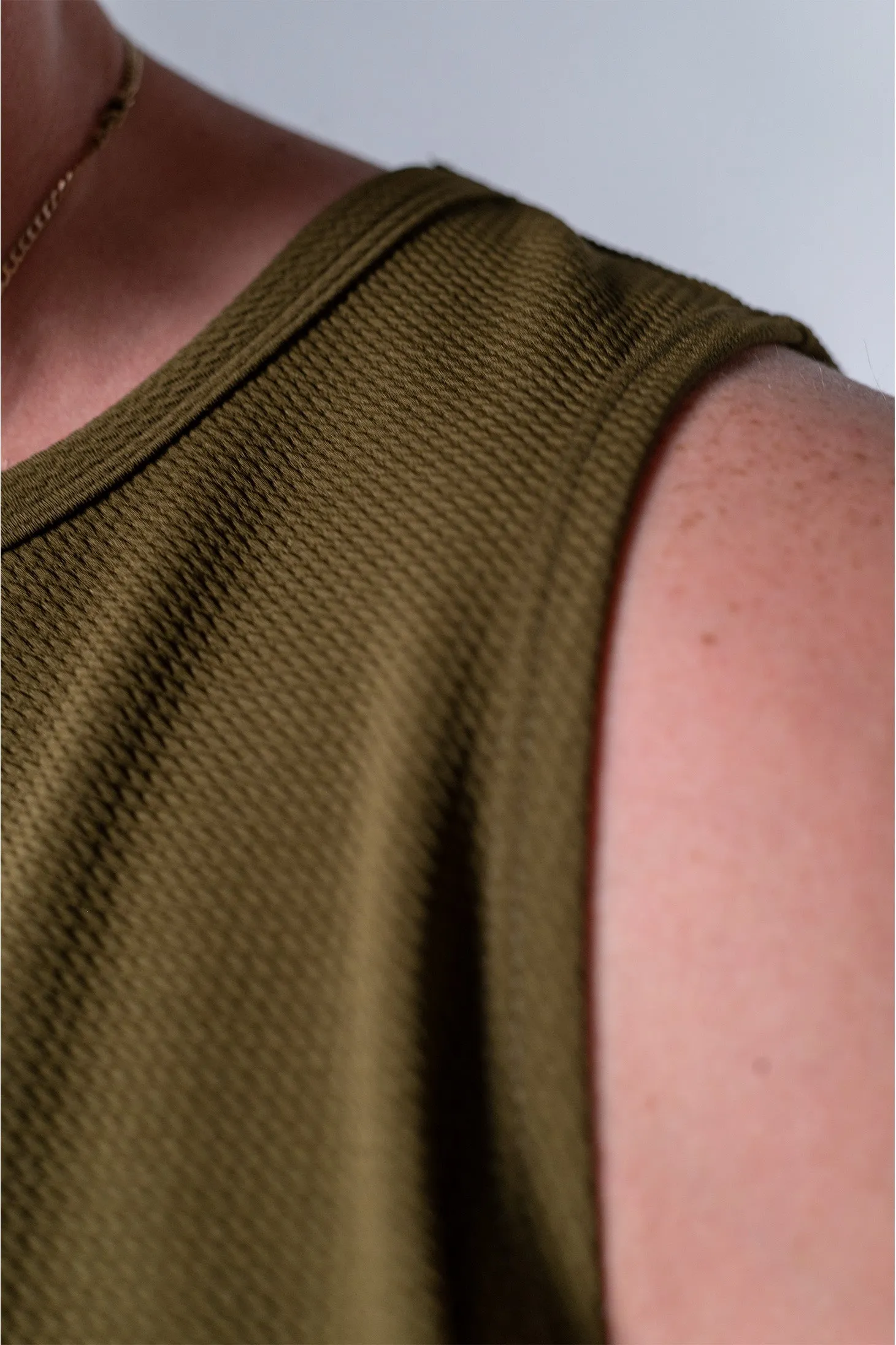 Bullet Tank Top - Army Green sold by One Bone product image thumbnail 2