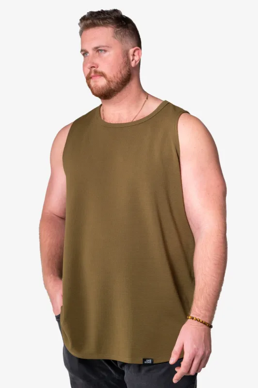 Bullet Tank Top - Army Green sold by One Bone