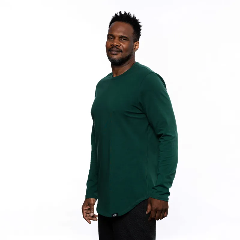 L/S Scoop - Hunter Green sold by One Bone