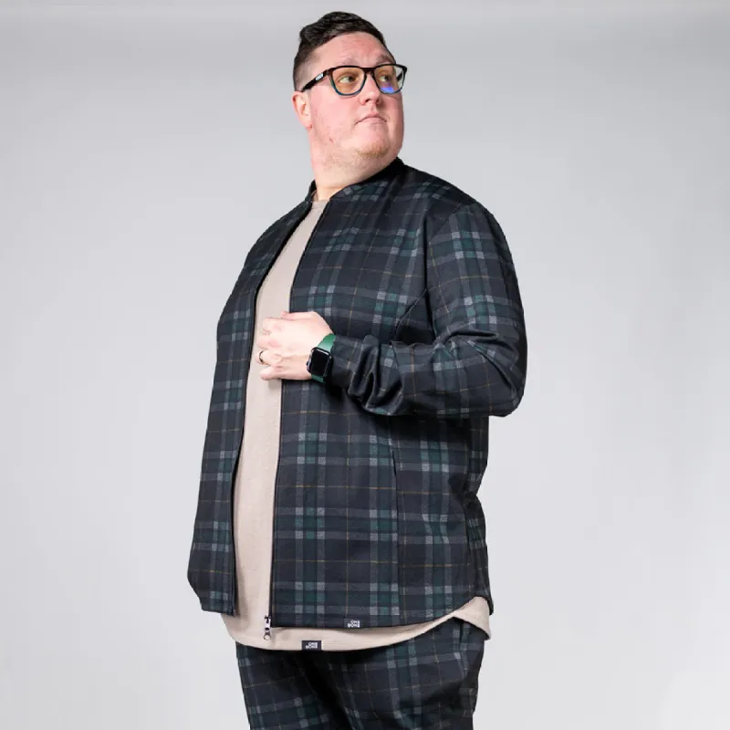Outwork Bomber - Green_Yellow Plaid sold by One Bone