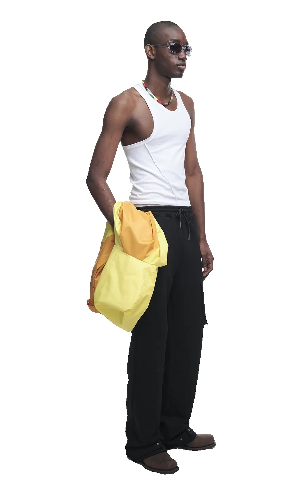 BLACK CARGO LOUNGE PANTS sold by Spencer Badu product image thumbnail 5