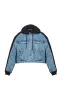 BLUE & BLACK PANELED DENIM JACKET sold by Spencer Badu