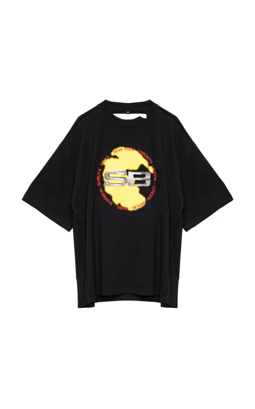 BLACK & YELLOW UNITY T-SHIRT made by Spencer Badu