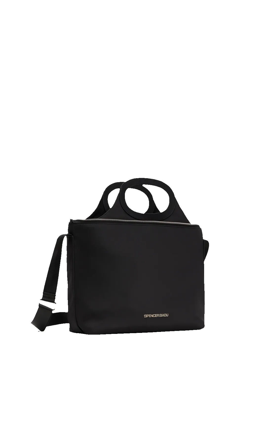 BLACK MEDIUM 2-IN-1 TOTE BAG sold by Spencer Badu product image thumbnail 3