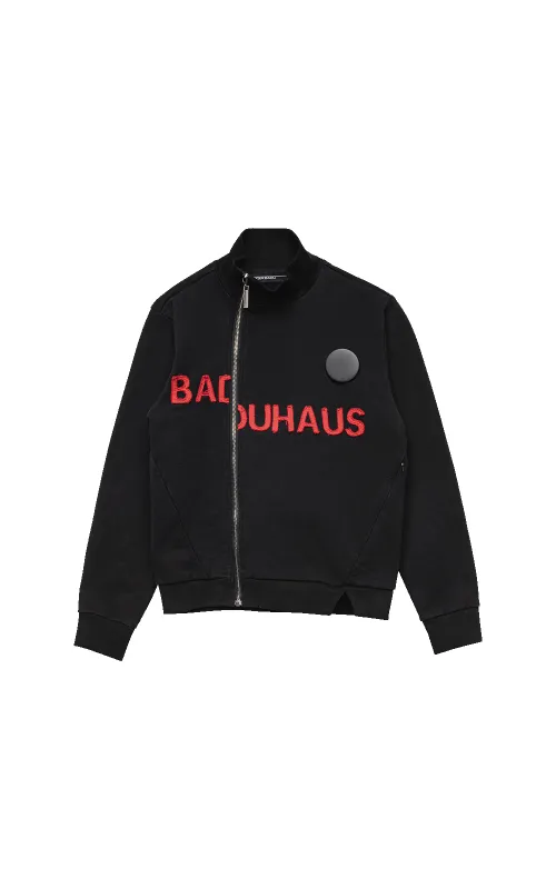 SHRUNKEN TRACK JACKET IN BLACK made by Spencer Badu
