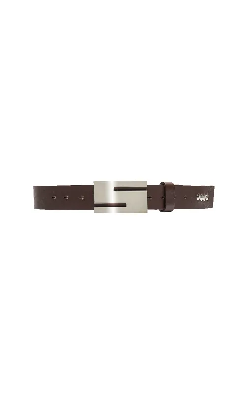 BROWN LEATHER BELT sold by Spencer Badu