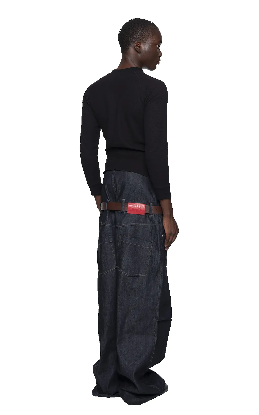 TWISTED HENLEY IN BLACK sold by Spencer Badu product image thumbnail 5