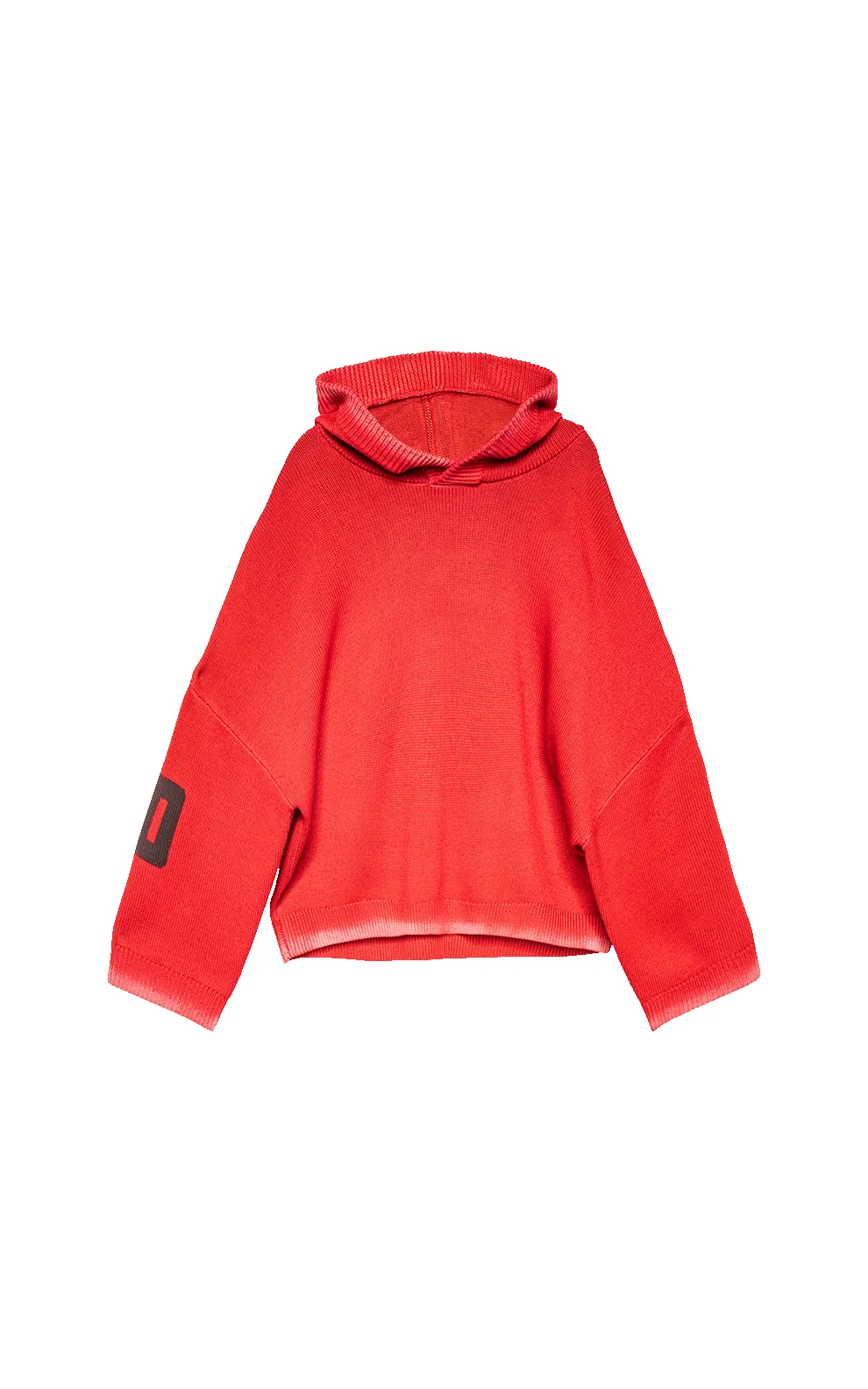 RED KNIT HOODIE sold by Spencer Badu
