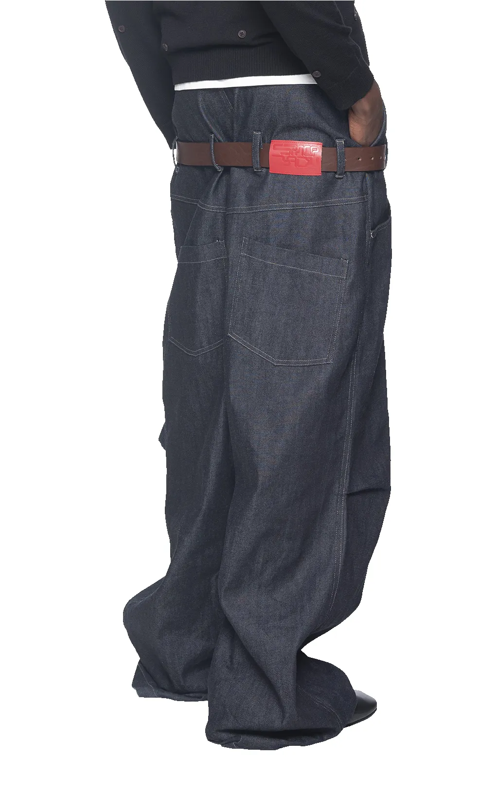 NAVY DENIM PANTS sold by Spencer Badu product image thumbnail 4