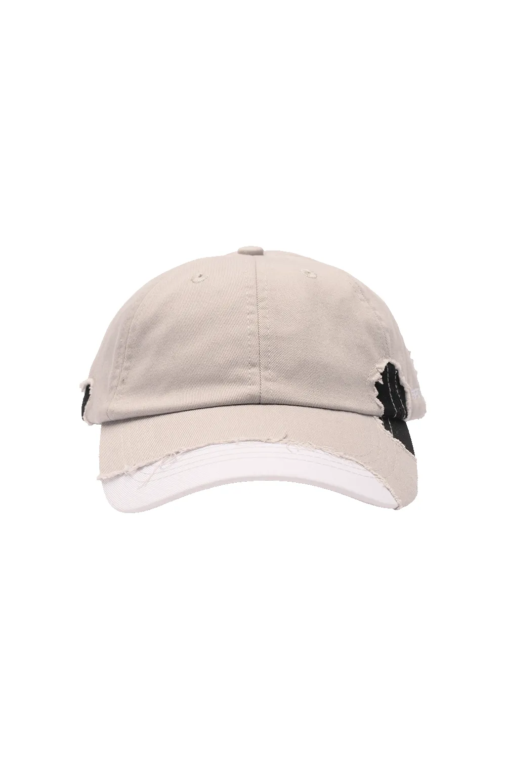 DECONSTRUCTED CAMO CAP IN GRAY sold by Spencer Badu