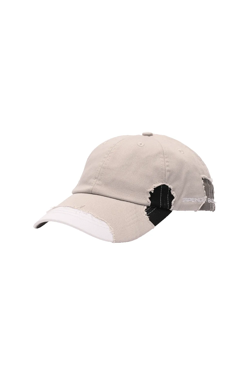 DECONSTRUCTED CAMO CAP IN GRAY sold by Spencer Badu product image thumbnail 3