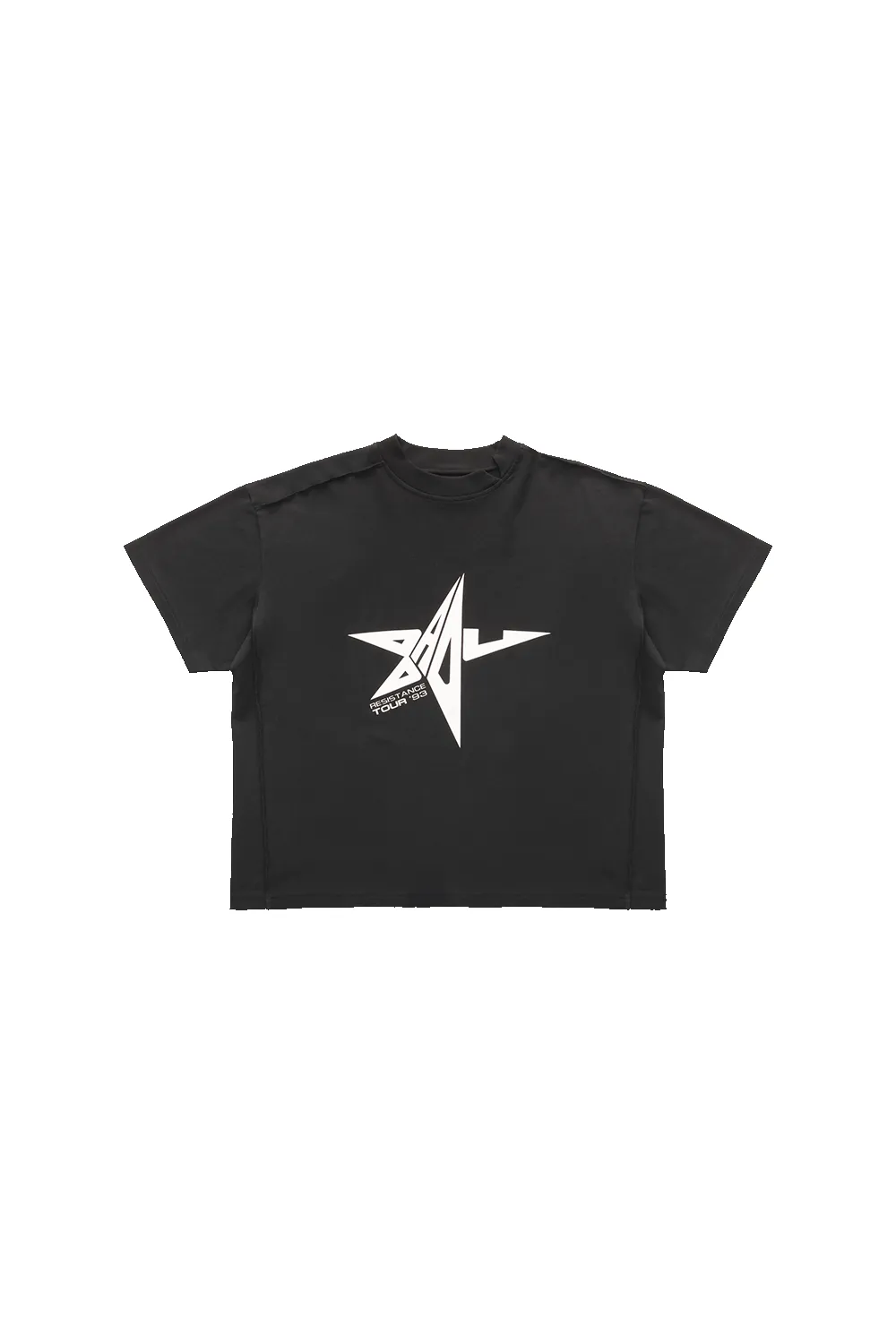 OVERSIZED BADU STAR T-SHIRT IN BLACK sold by Spencer Badu product image thumbnail 3