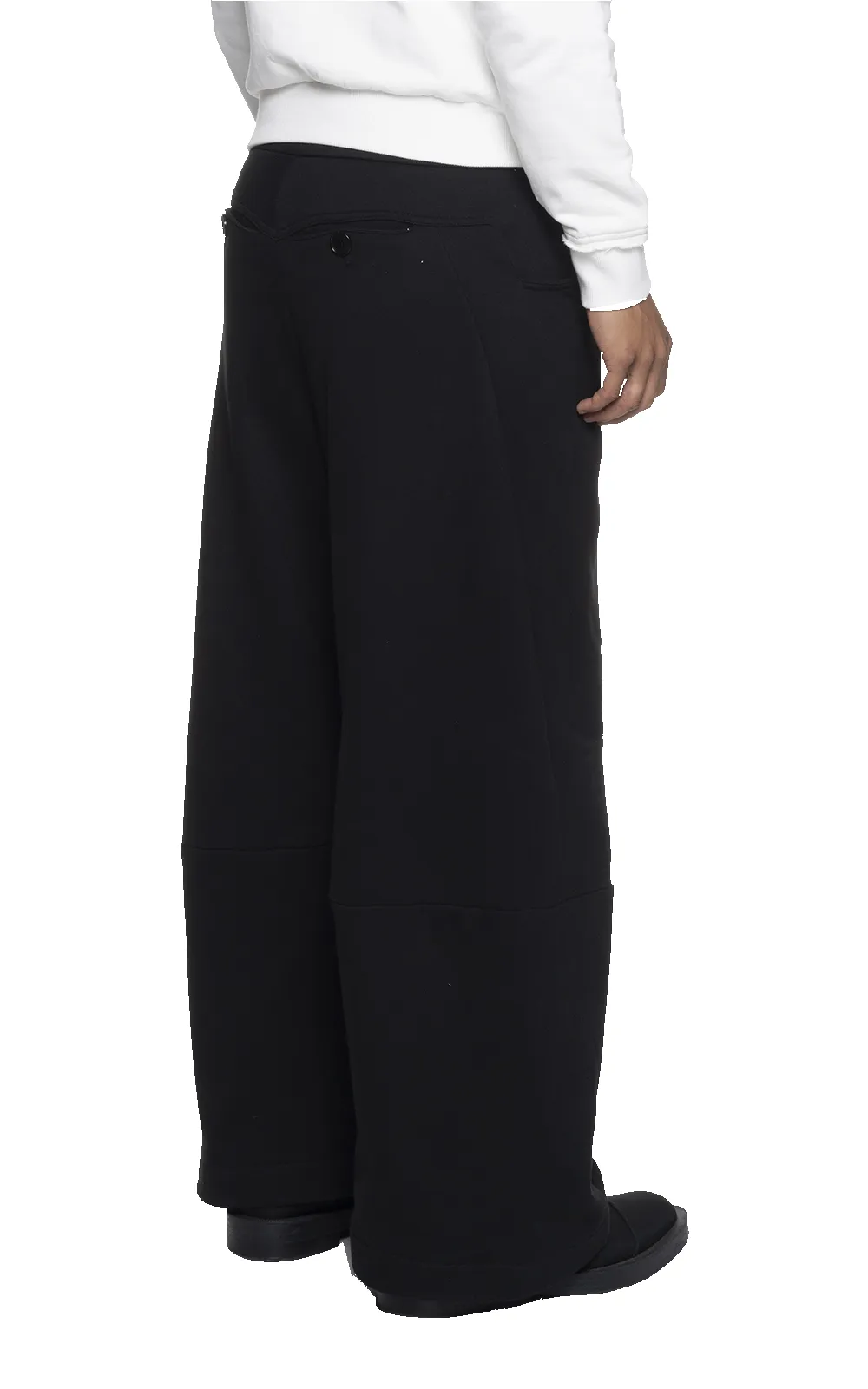WIDE LOUNGE PANTS IN BLACK sold by Spencer Badu product image thumbnail 4