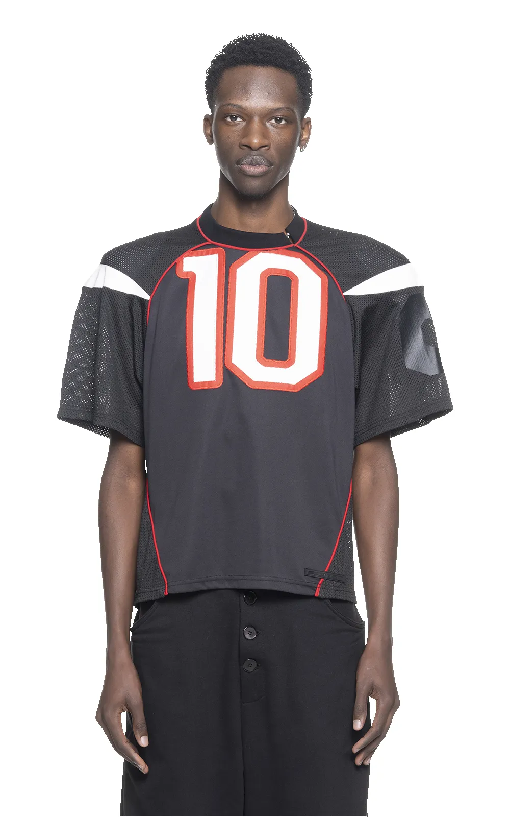 FIELD JERSEY IN BLACK sold by Spencer Badu product image thumbnail 3