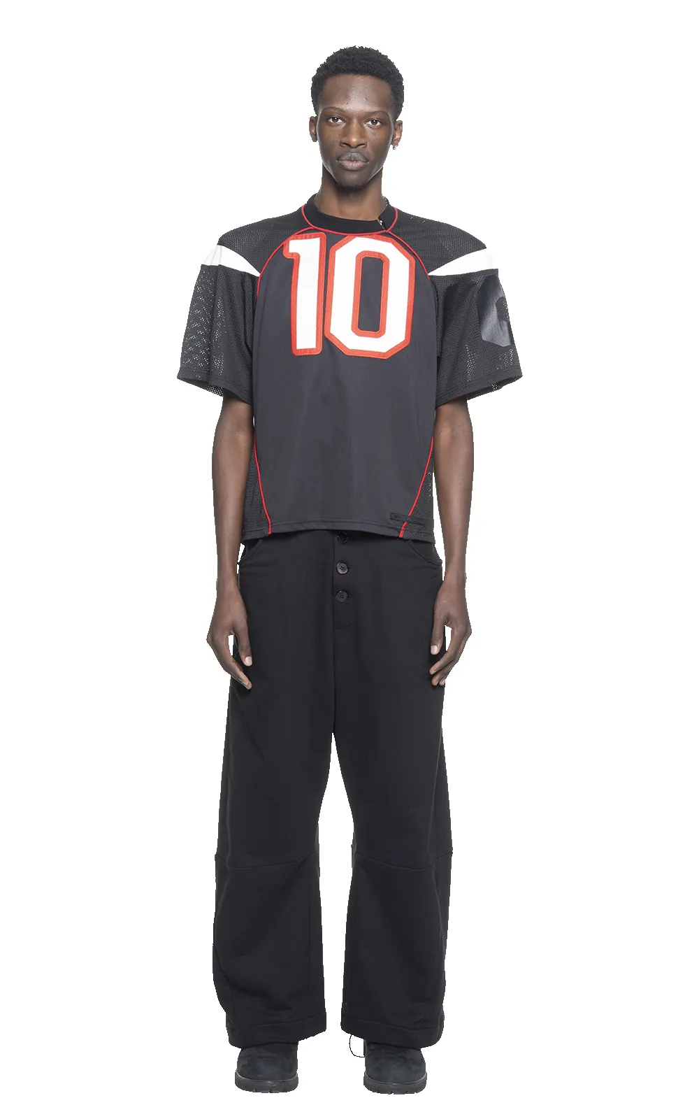 FIELD JERSEY IN BLACK sold by Spencer Badu product image thumbnail 4