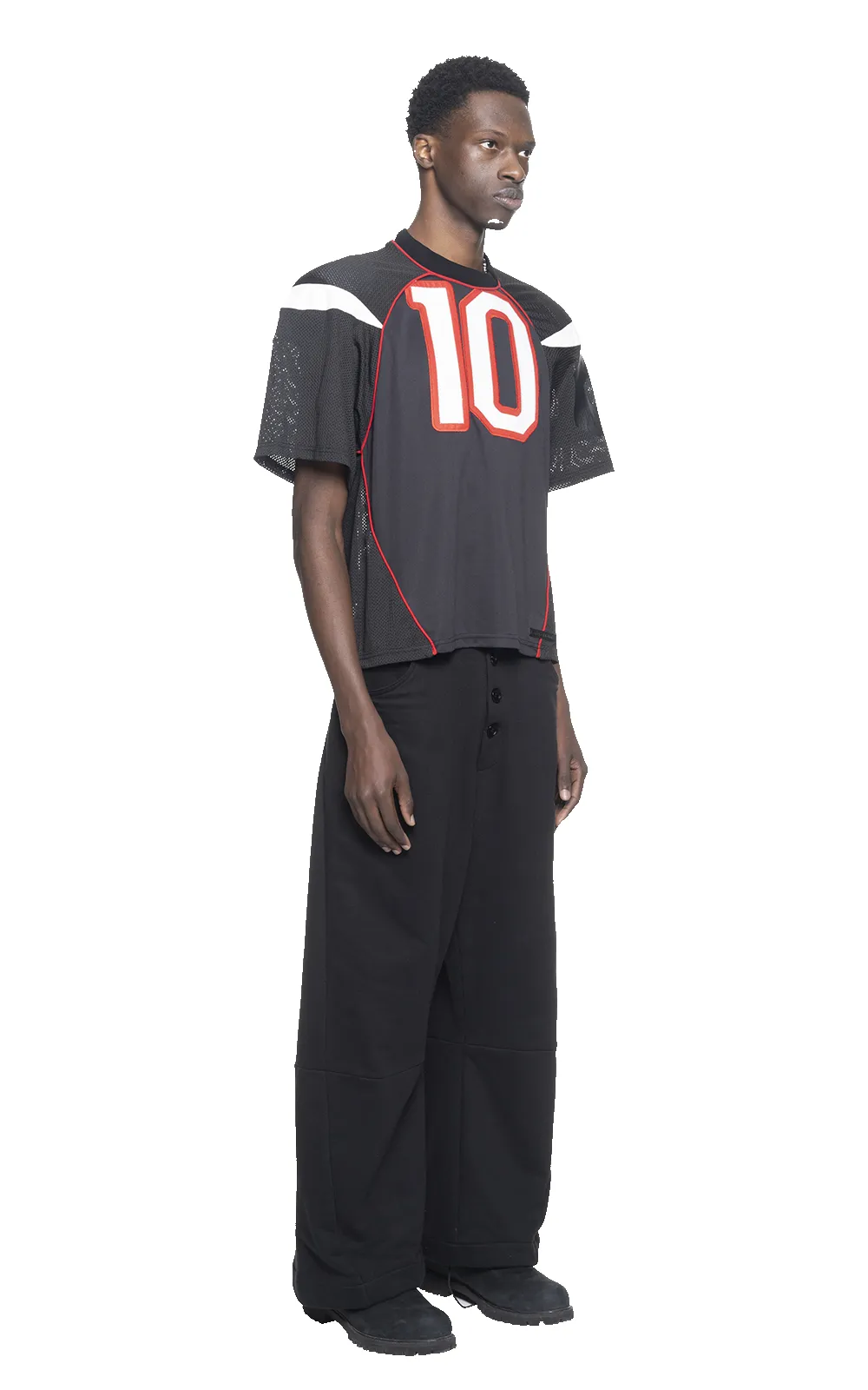 FIELD JERSEY IN BLACK sold by Spencer Badu product image thumbnail 5