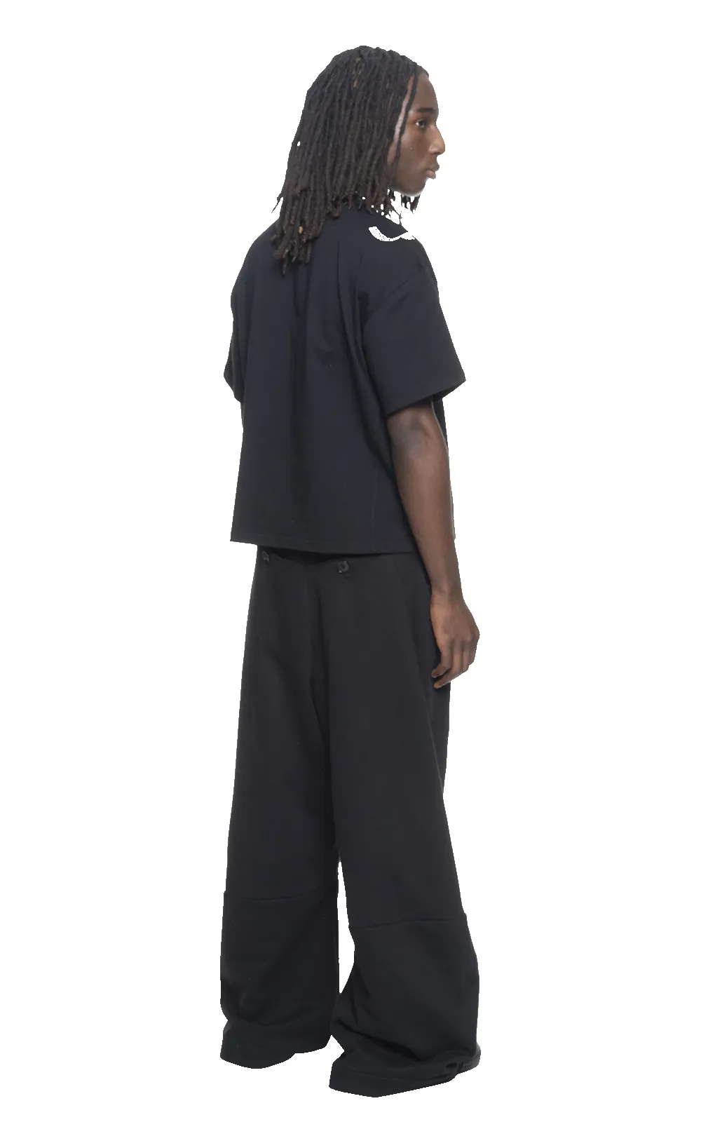 OVERSIZED BOX LOGO TEE IN BLACK sold by Spencer Badu product image thumbnail 5