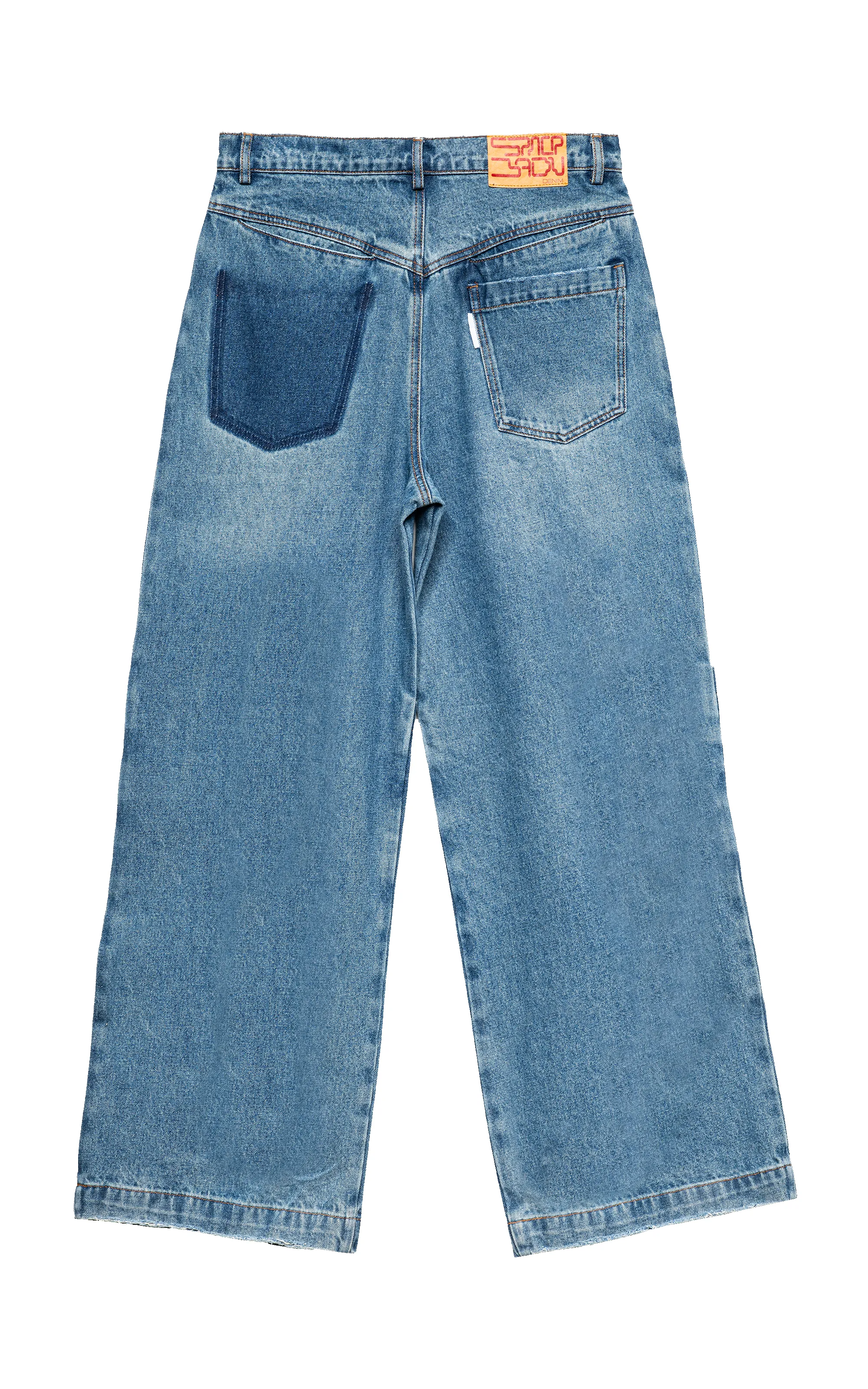 WASHED DENIM IN BLUE sold by Spencer Badu product image thumbnail 3