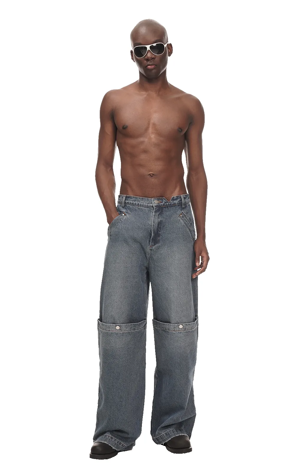 WASHED DENIM IN BLUE sold by Spencer Badu