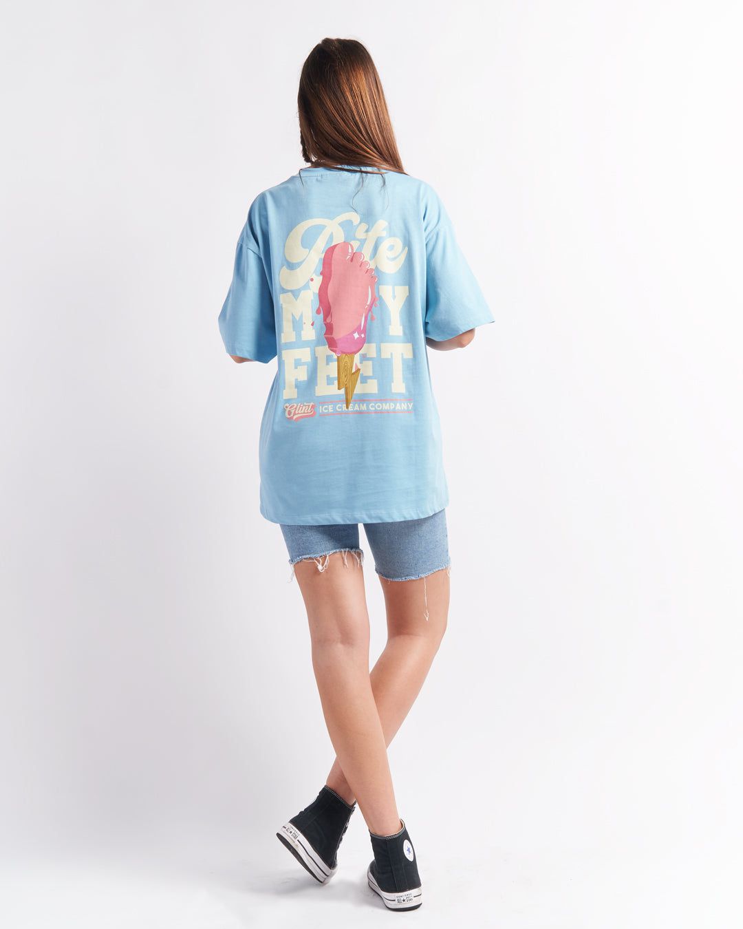 ICE CREAM TEE BLUE sold by Glint Company product image thumbnail 4