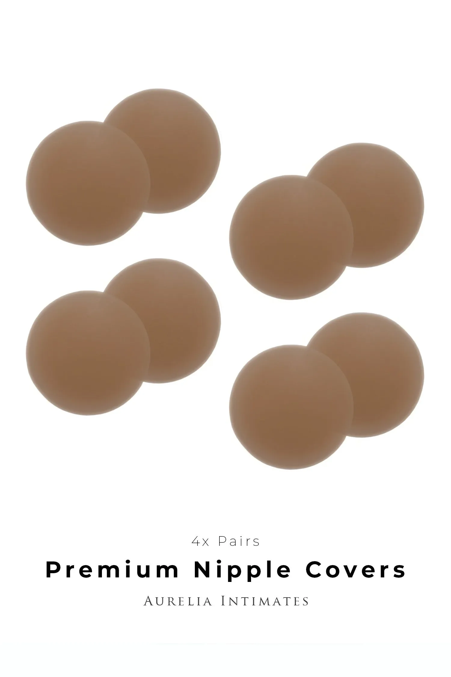 4x Premium Dark Nipple Covers sold by Aurelia Intimates
