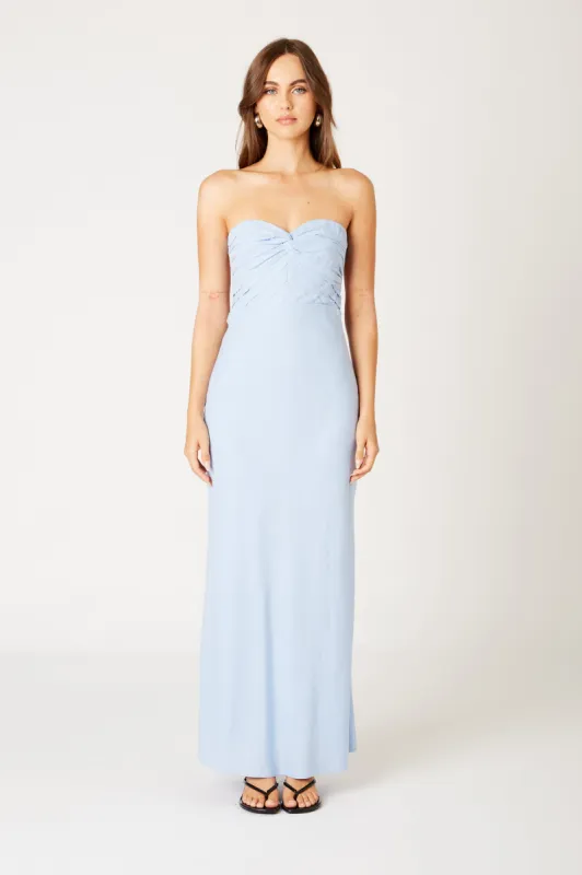 Sun Kissed Strapless Maxi Dress sold by Brightside Boutique