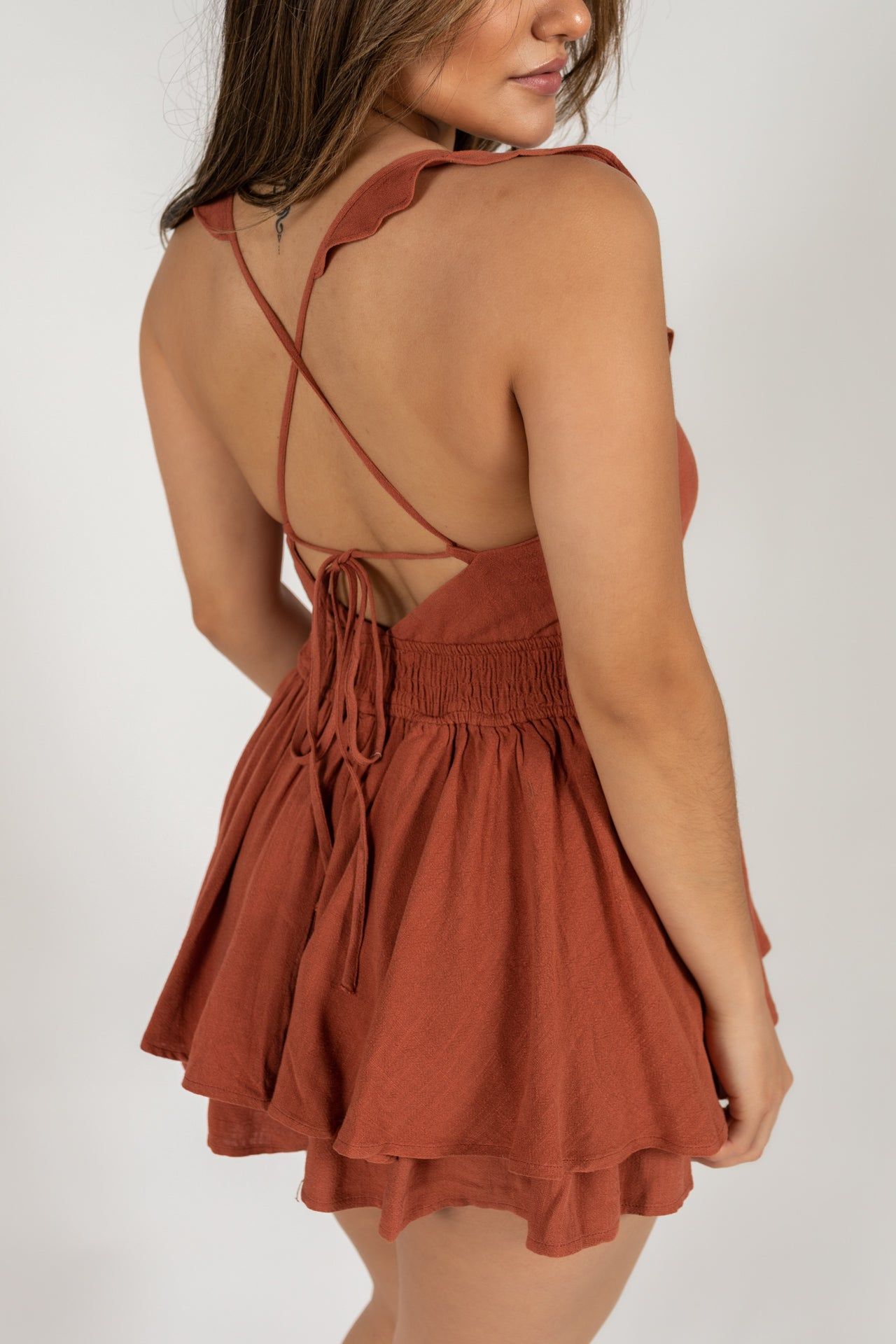 Talk It Out Romper sold by Brightside Boutique product image thumbnail 4