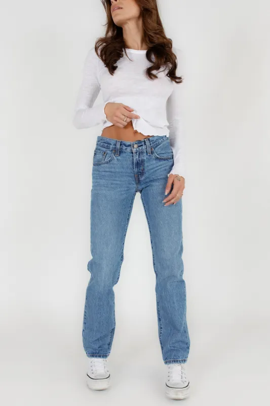 Levi's Middy Straight Jean sold by Brightside Boutique