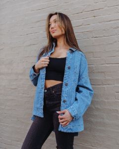 Free People Madison City Denim Jacket sold by Brightside Boutique