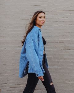 Free People Madison City Denim Jacket sold by Brightside Boutique