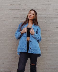 Free People Madison City Denim Jacket sold by Brightside Boutique