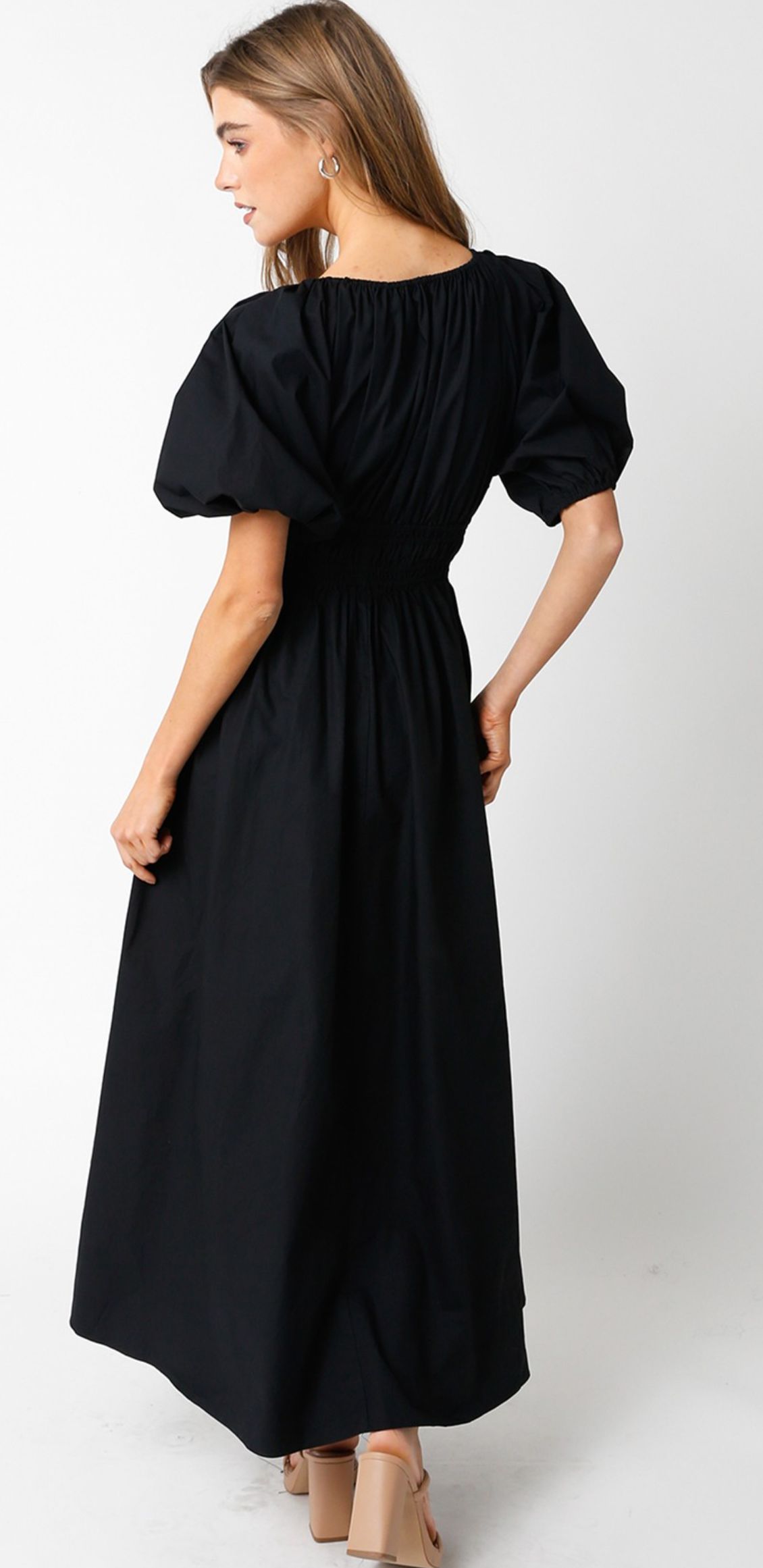 Hannah Puff Sleeve Dress sold by Brightside Boutique product image thumbnail 3