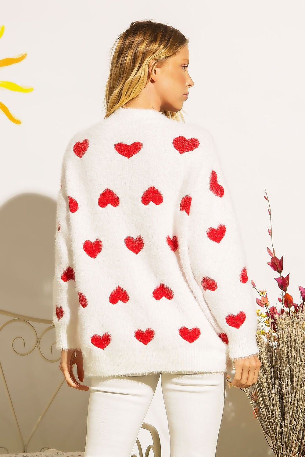 Lovers Heart Sweater sold by Brightside Boutique product image thumbnail 4