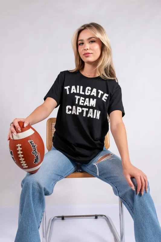 Tailgate Team Captain Graphic Tee sold by Brightside Boutique