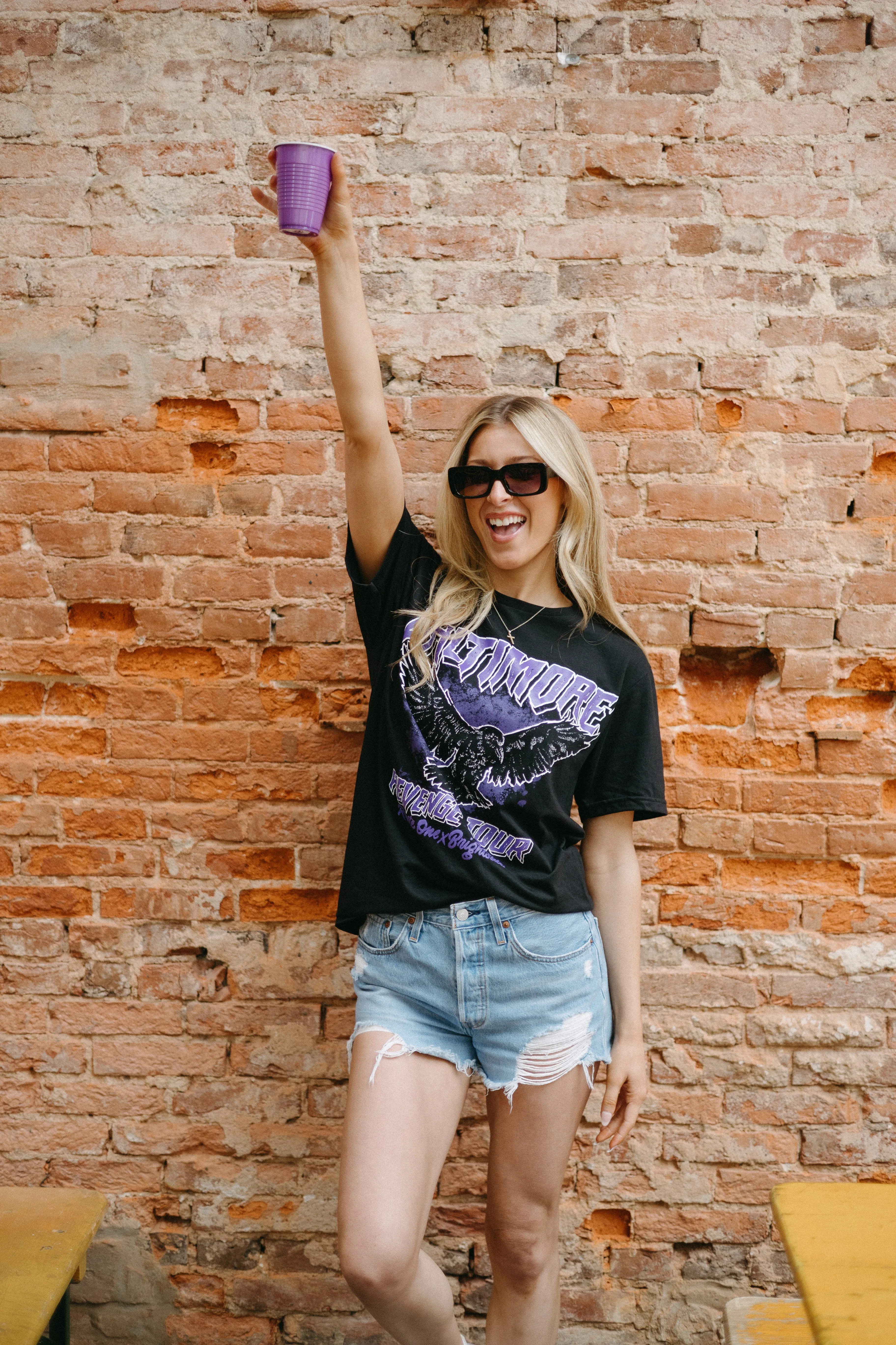 Brightside X R1A Can’t Stop The Flock Tee sold by Brightside Boutique product image thumbnail 2