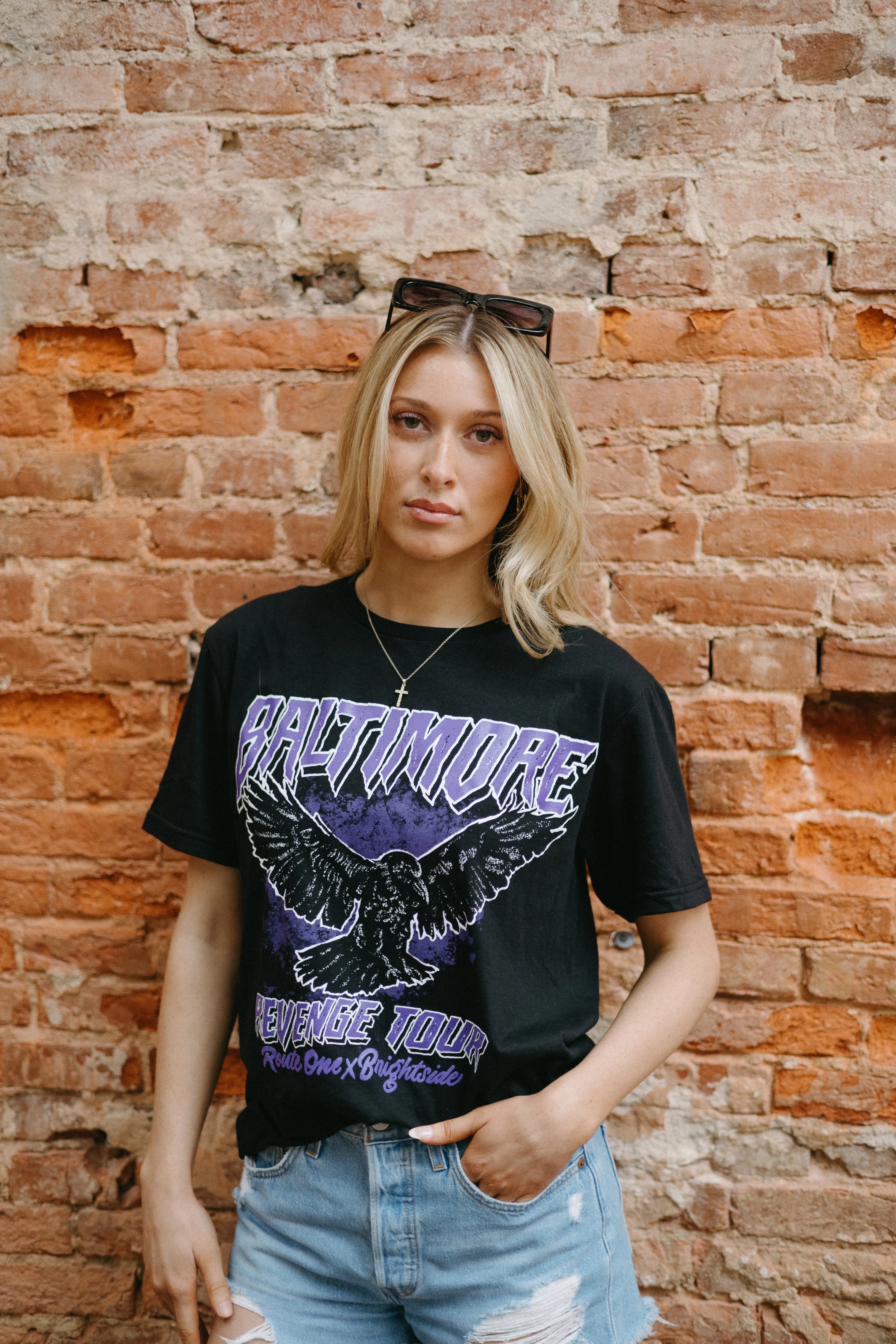 Brightside X R1A Can’t Stop The Flock Tee sold by Brightside Boutique product image thumbnail 5