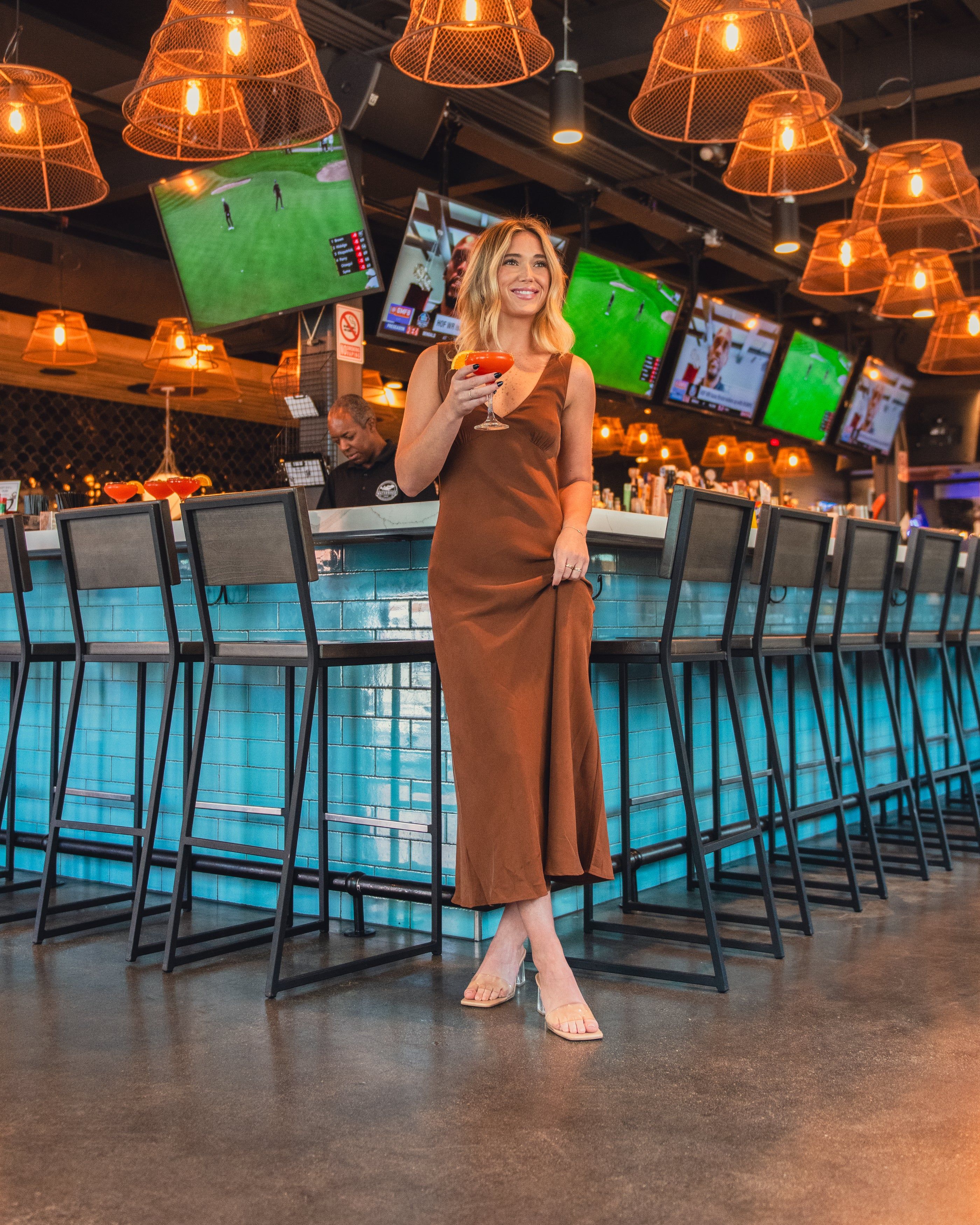 Sophie Rue Beja Slit Dress sold by Brightside Boutique product image thumbnail 3