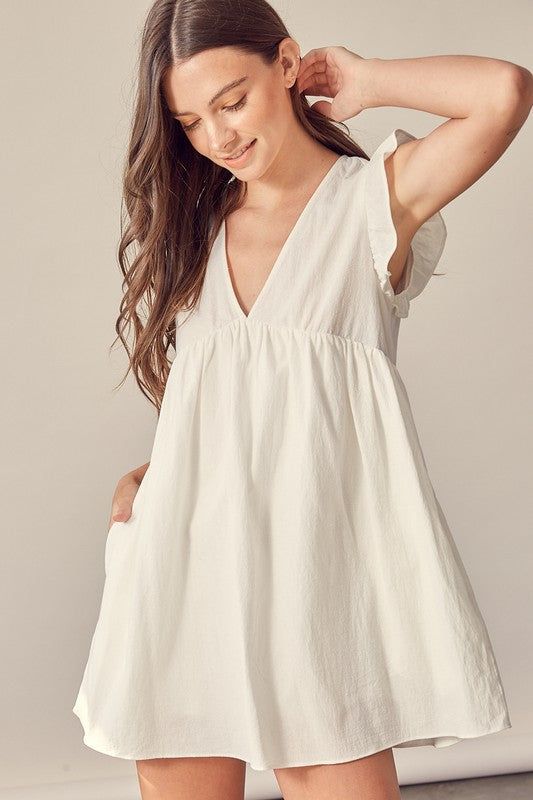 Sister Honey Babydoll Romper Dress sold by Brightside Boutique product image thumbnail 2
